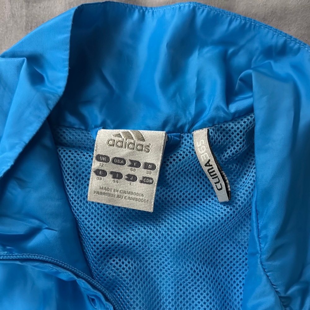 Blue Adidas Track Jacket - Picture 2 of 4